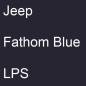 Preview: Jeep, Fathom Blue, LPS.